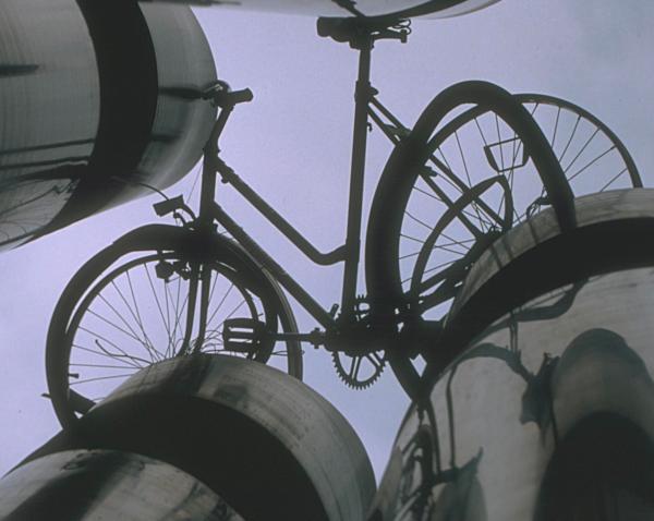 defekts Rad auf Abluftkanälen